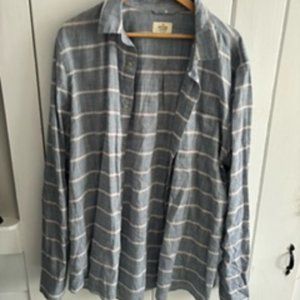 Marine Layer Newport Button Down - 2XL / Navy Multi Stripe